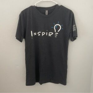 Inspire Graphic T-Shirt in Dark Gray